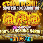 CUMA DI ONDEL4D SCATTER 10X BERUNTUN
